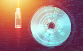 Datenträger CD und USB-Stick